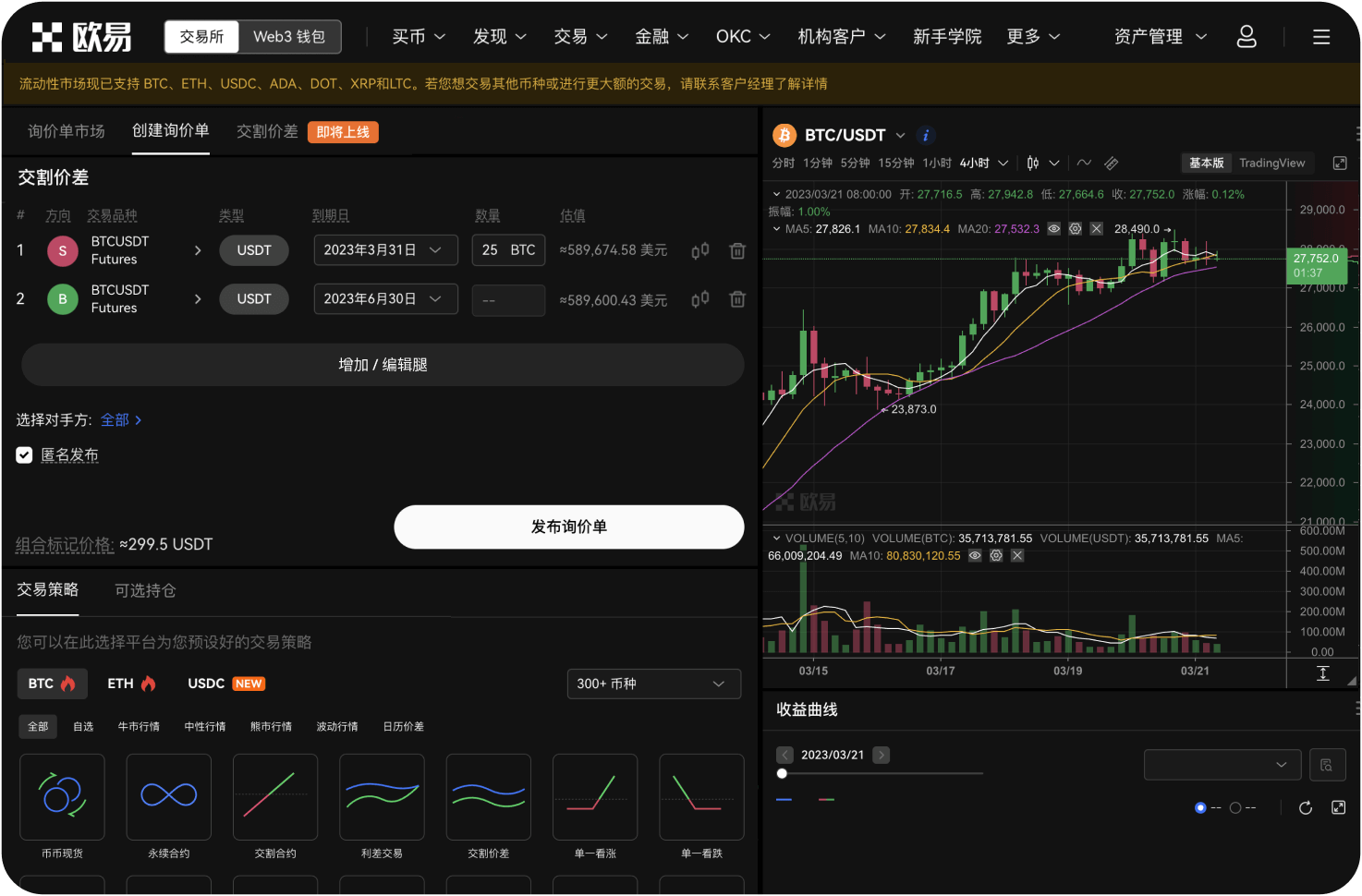Bitchina交易所的限价单和市价单区别